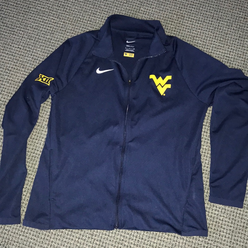 Nike West Virginia Mountaineers Navy Full-Zip Jacket